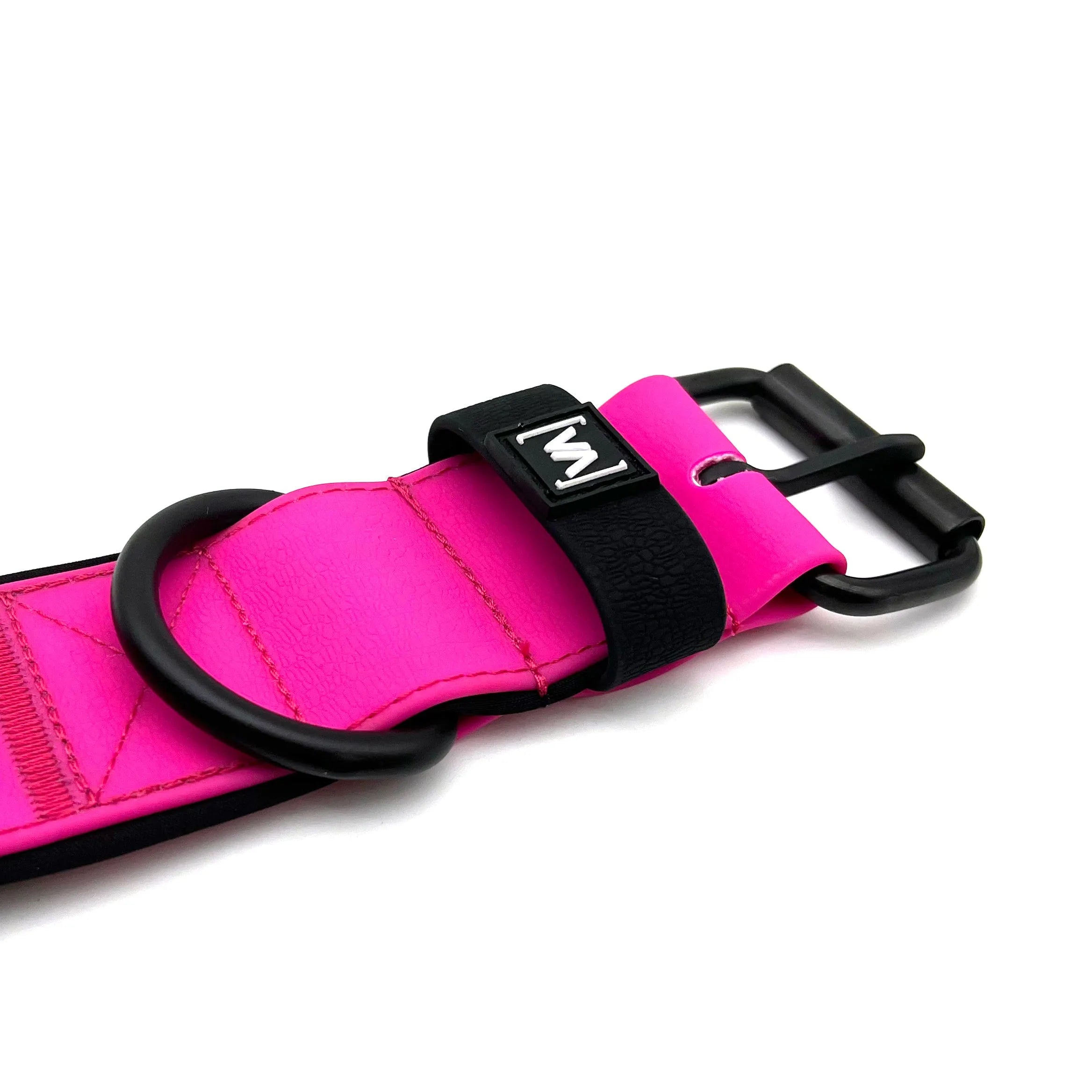 Wasserhalsband mit Strukturiertem HydroTex-Gummi für Hunde - Mit Abstehender Innenfütterung - Pink - Vitomalia -