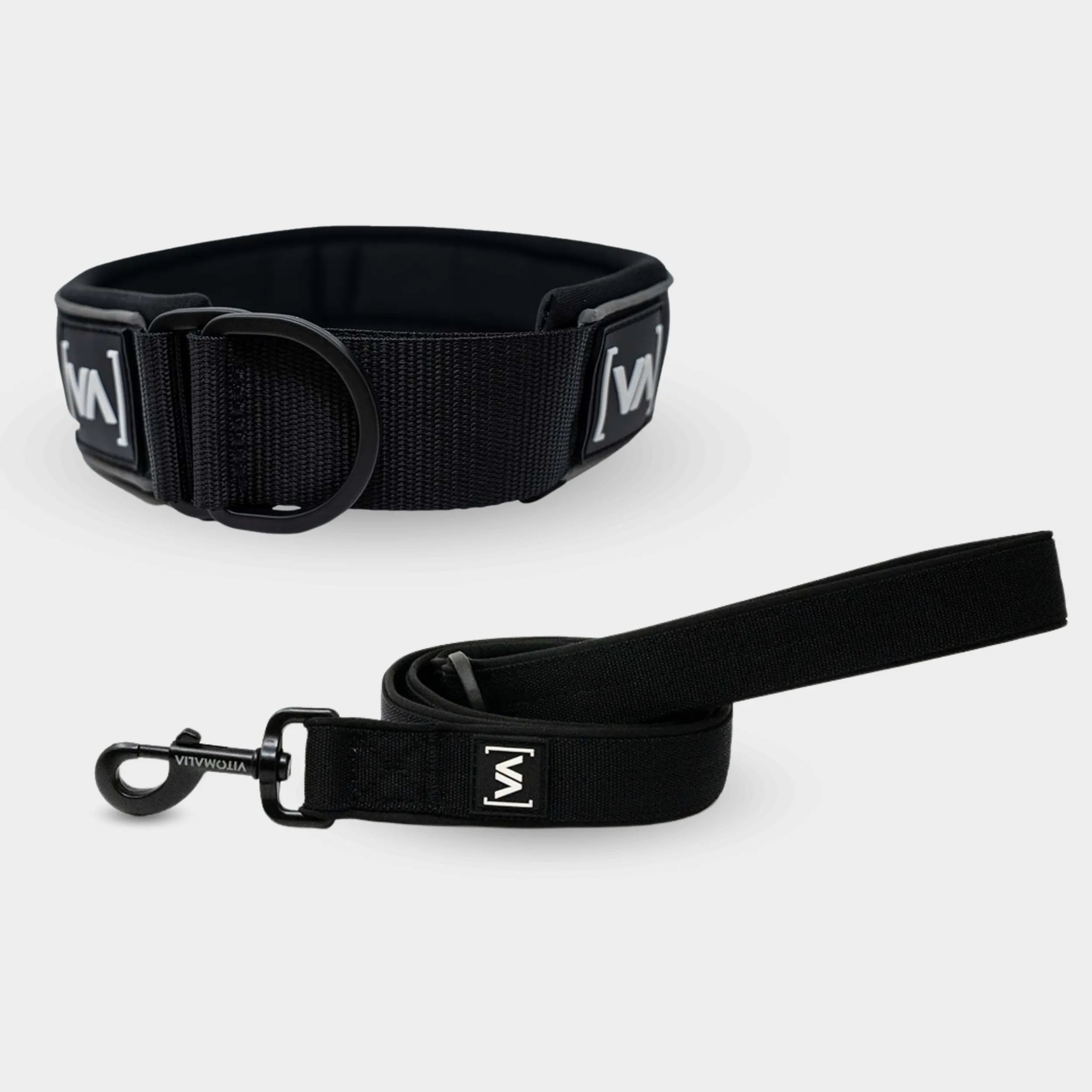 Bundle Easy Go Edition Schwarz Set - Zugstopphalsband + 1,2m Führleine