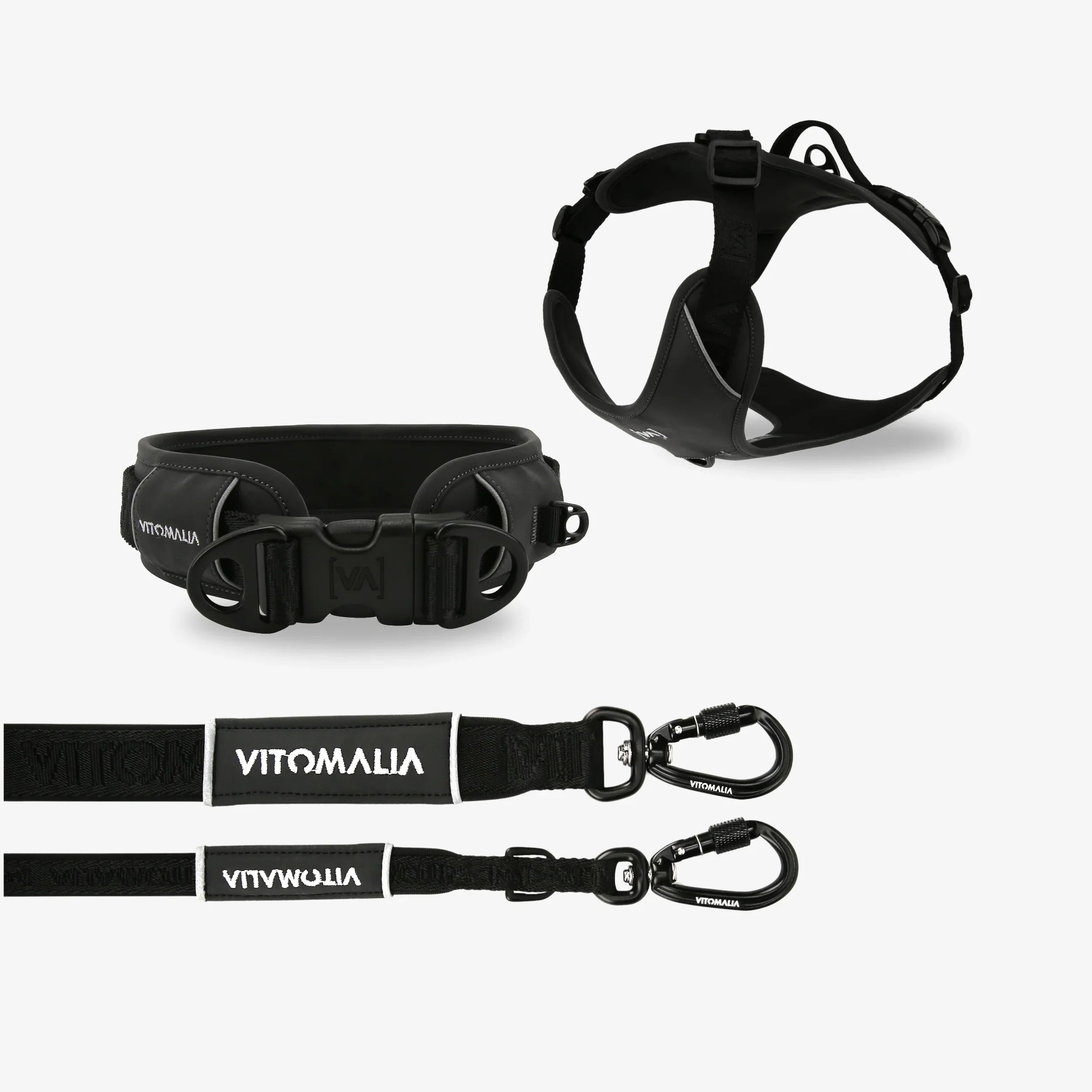 Bundle Outdoor Edition Anthrazit Set - Hundehalsband, Hundegeschirr, Hundeleine