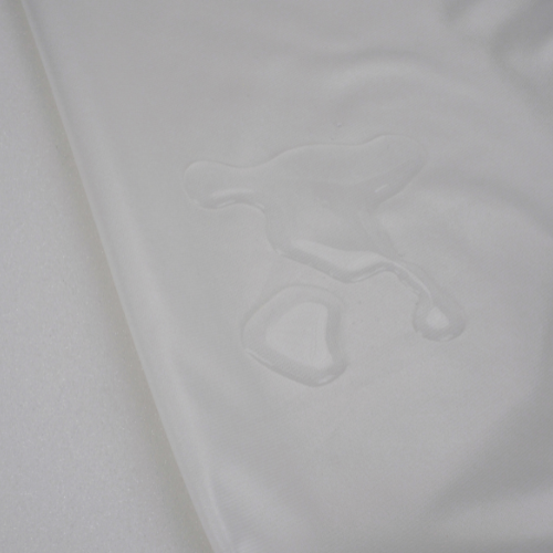 Square ergonomic dog cushion - RePET Teddy in beige