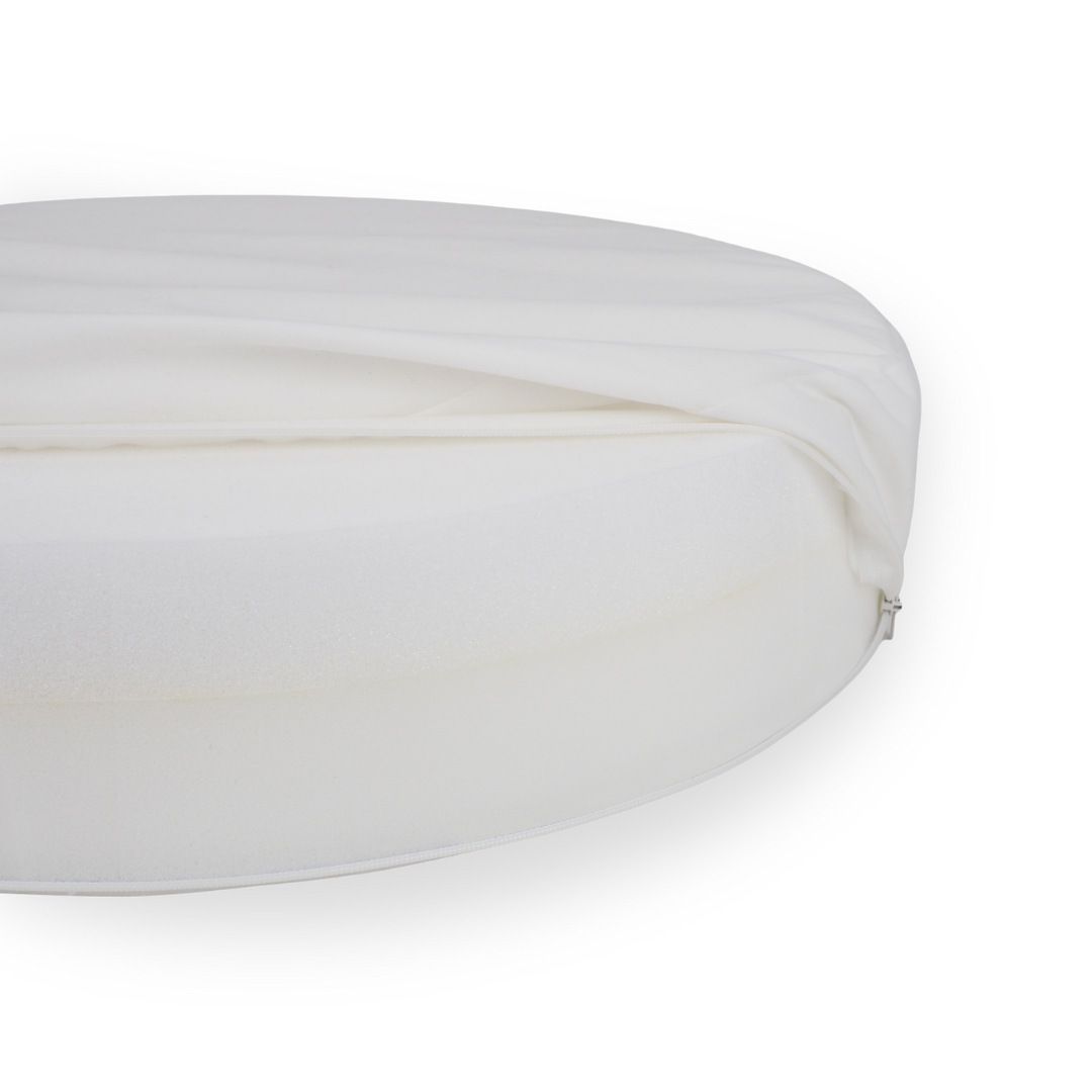 Orthopädisches Donut Hundebett – RePET Teddy in Grau