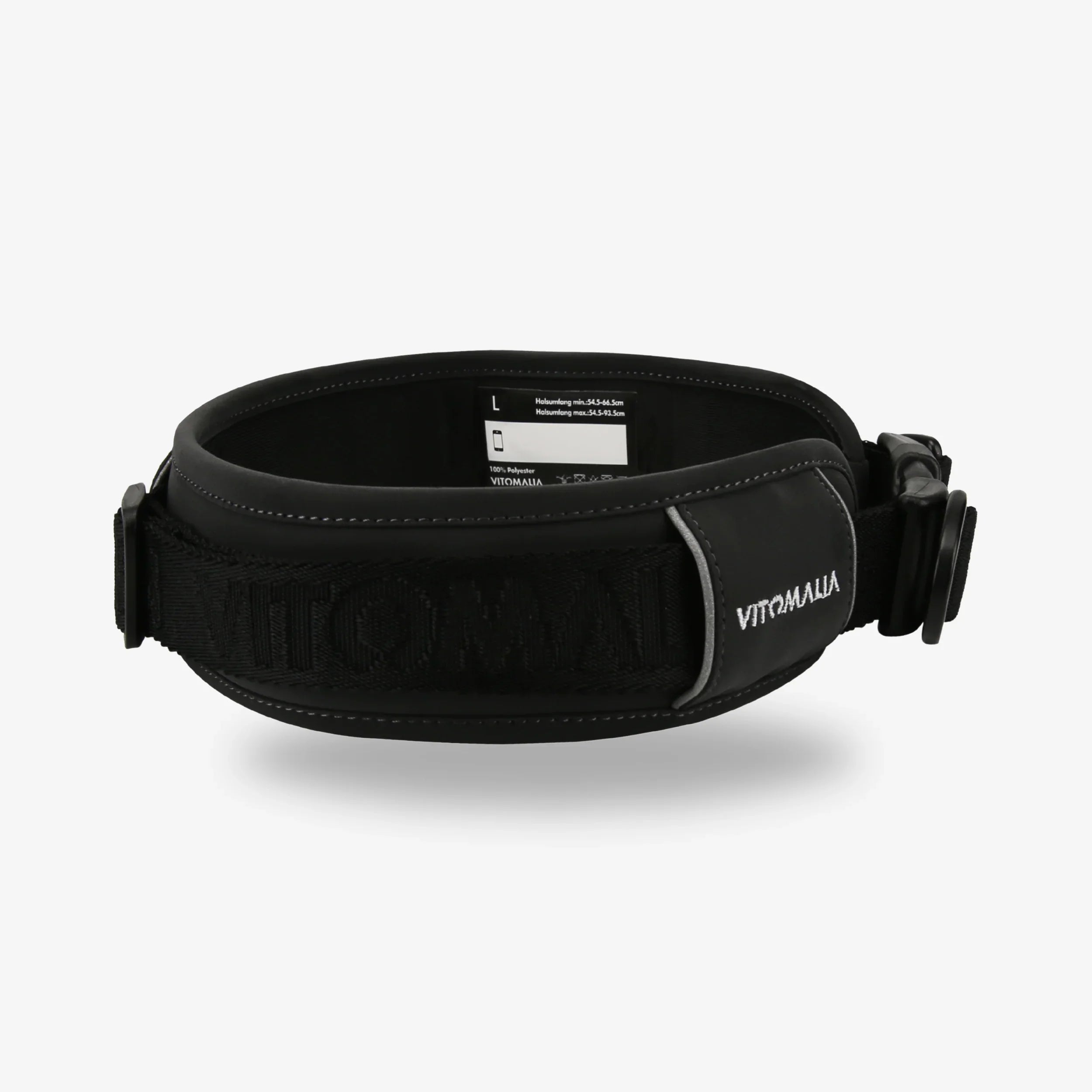 Reflektierendes Hundehalsband Anthrazit