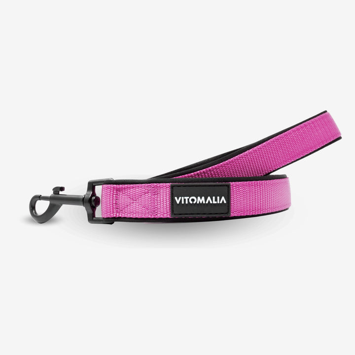 Classic Nero Edition Pink Dog Leash - with wrist strap