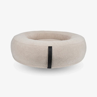 Orthopädisches Donut Hundebett – RePET Teddy in Beige