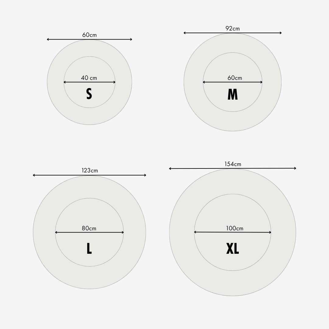 Orthopädisches Donut Hundebett – RePET Teddy in Anthrazit
