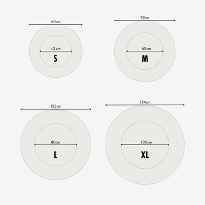 Orthopädisches Donut Hundebett – RePET Teddy in Grau