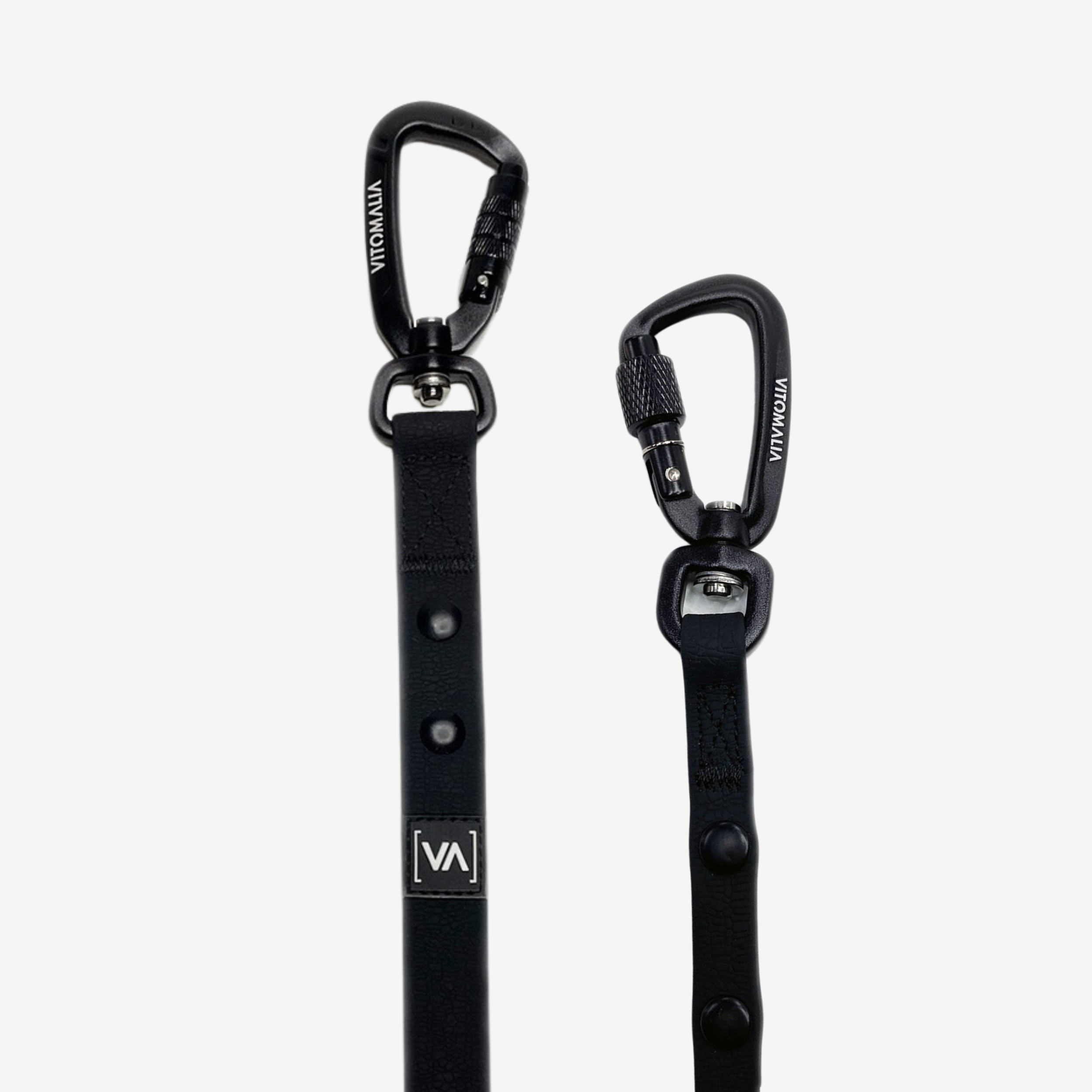 Sicherheits-Schleppleine mit HydroTex-Strukturgummi Schwarz